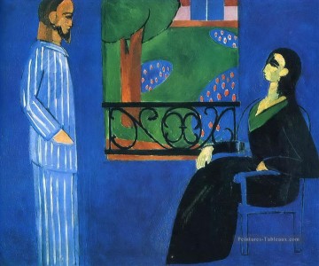 Henri Matisse œuvres - Conversation abstraite fauvisme Henri Matisse